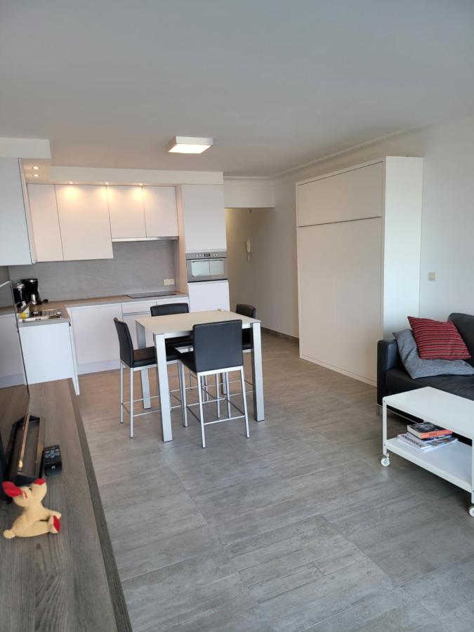 Studio 105 Op Zeedijk Met Frontaal Zeezicht 1Ste Verdiep Middelkerke Exteriér fotografie